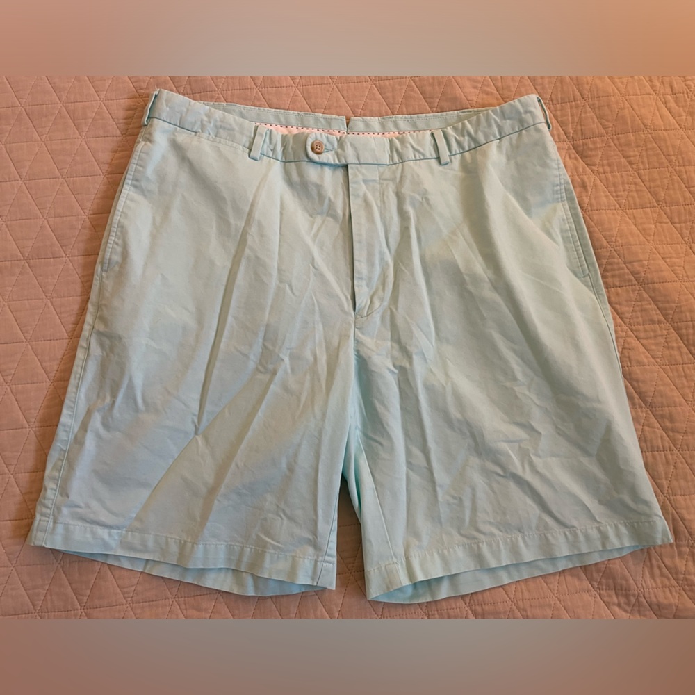 Peter Millar Cotton Poplin Flat Front Solid Print… - image 4